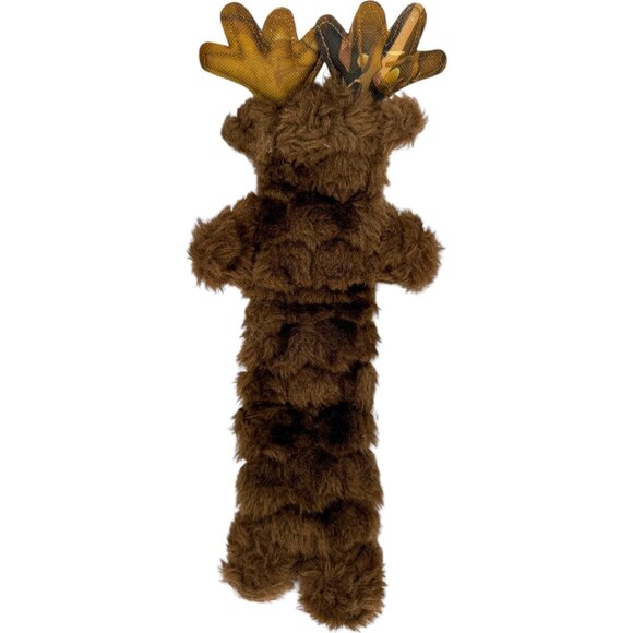 Vibrant Life Tough Buddy Camo Moose Plush Dog Toy Level 3 Durable Squeaky Chew - Picture 12 of 15